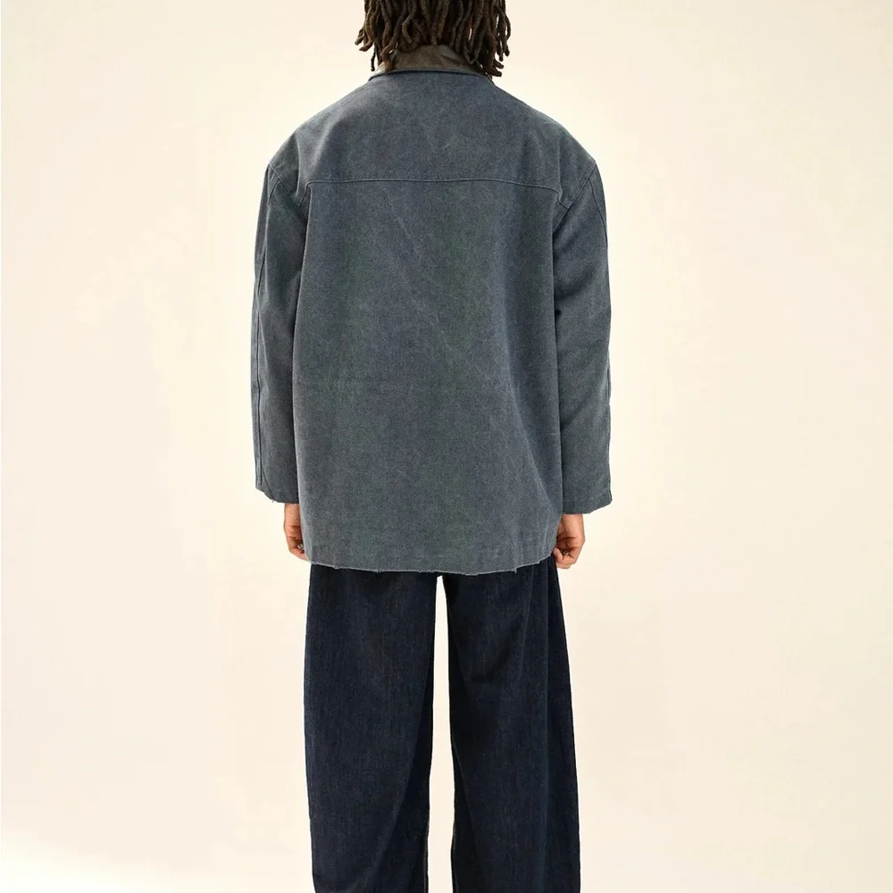 Beaulares designer wrangler Jacket with Contrast Collar - Picture 5 of 7